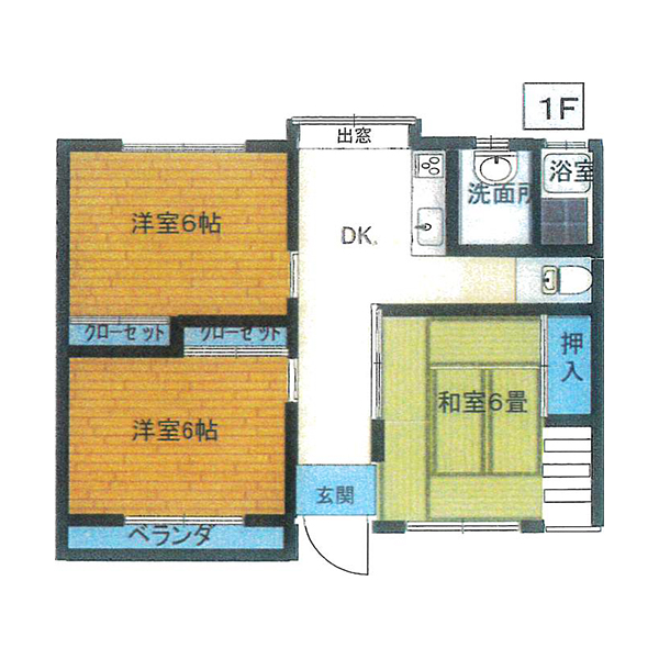 KSハイツ パート2間取図01